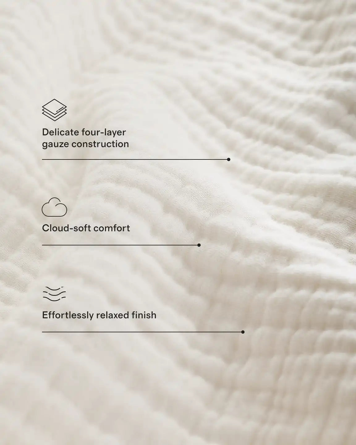 Organic Cotton Gauze Stripe Sham Set