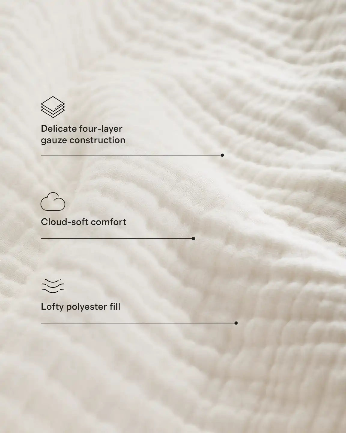 Organic Cotton Gauze Toddler Quilt