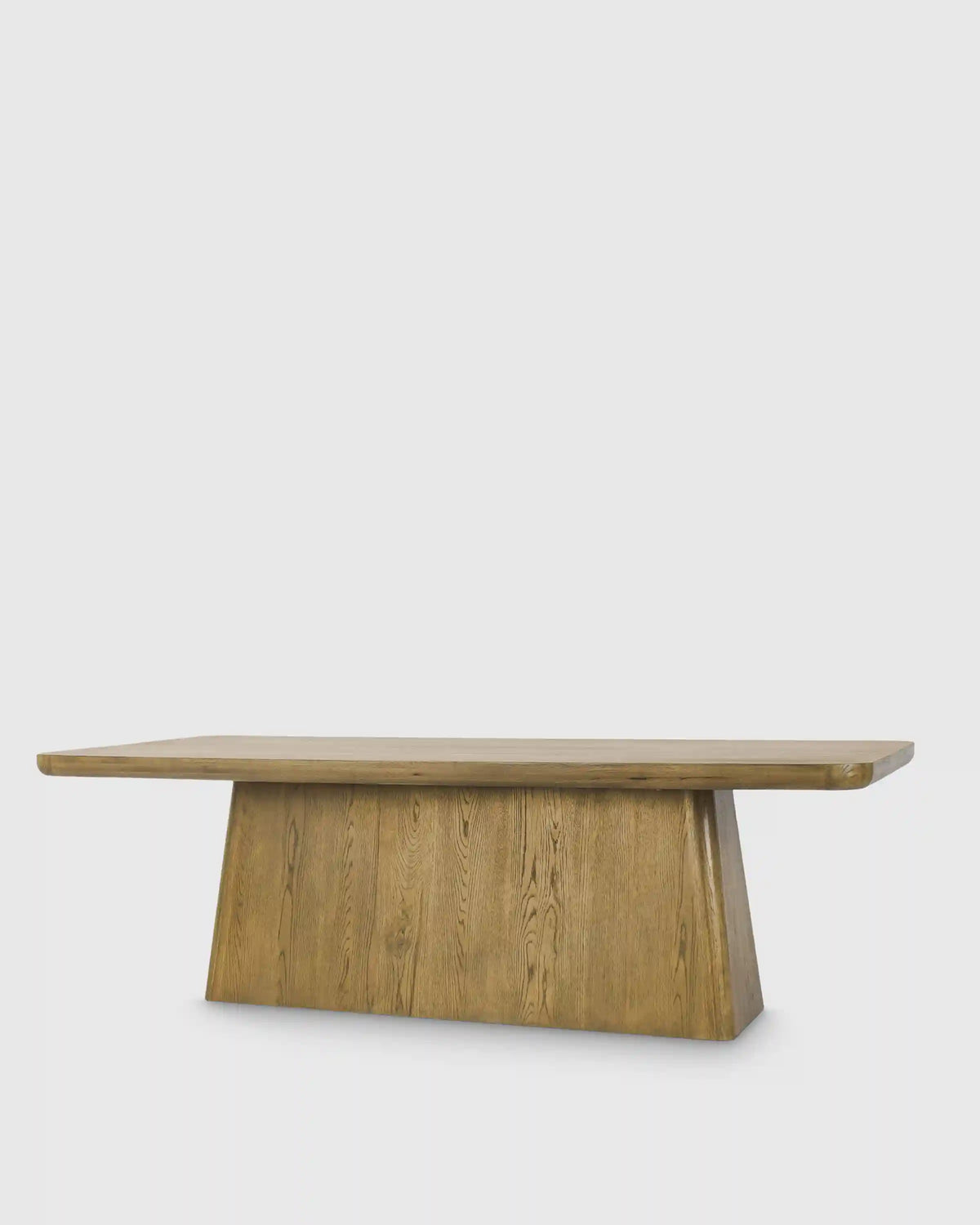 Rustic Oak Plinth Dining Table