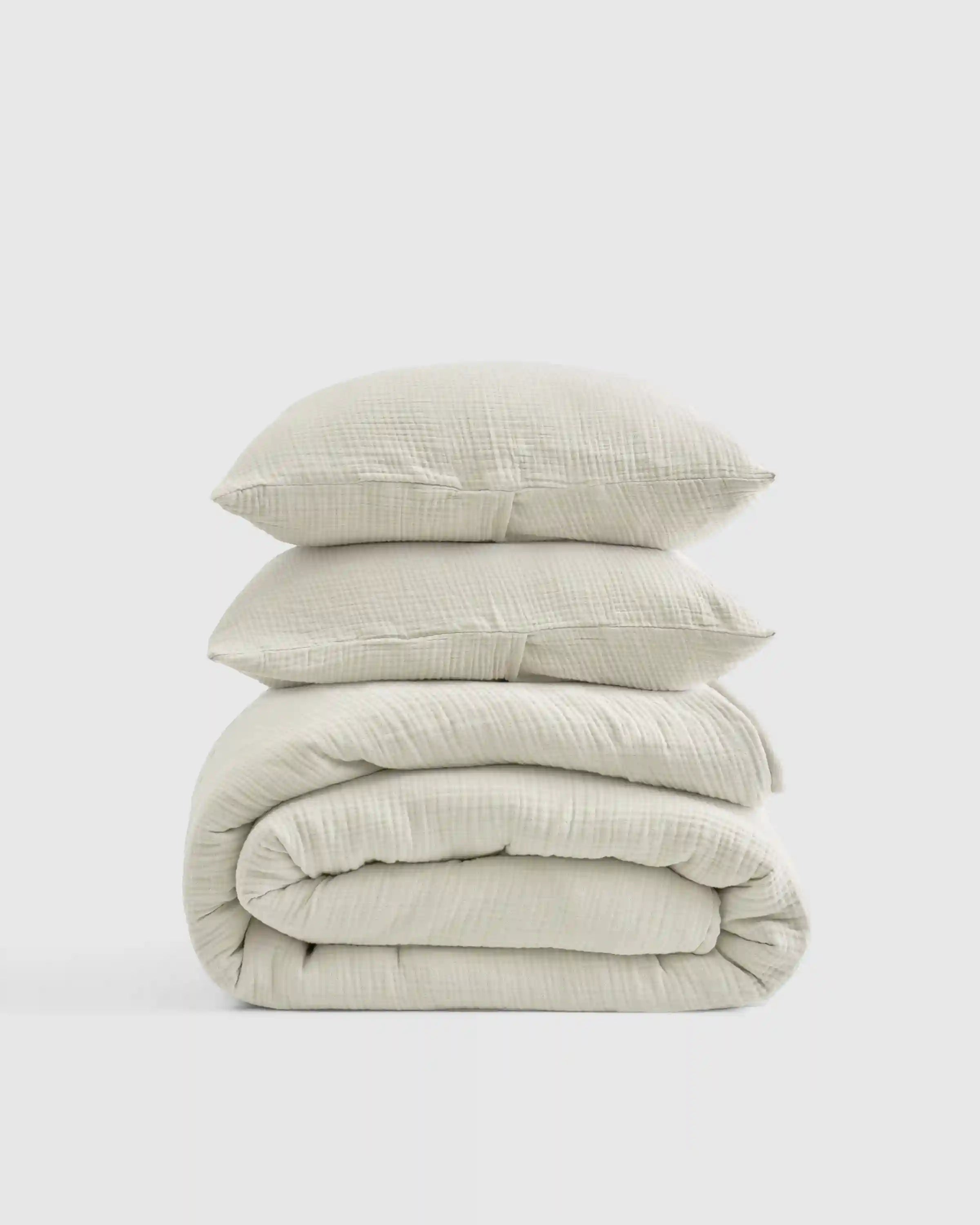 Organic Cotton Gauze Duvet Cover Set