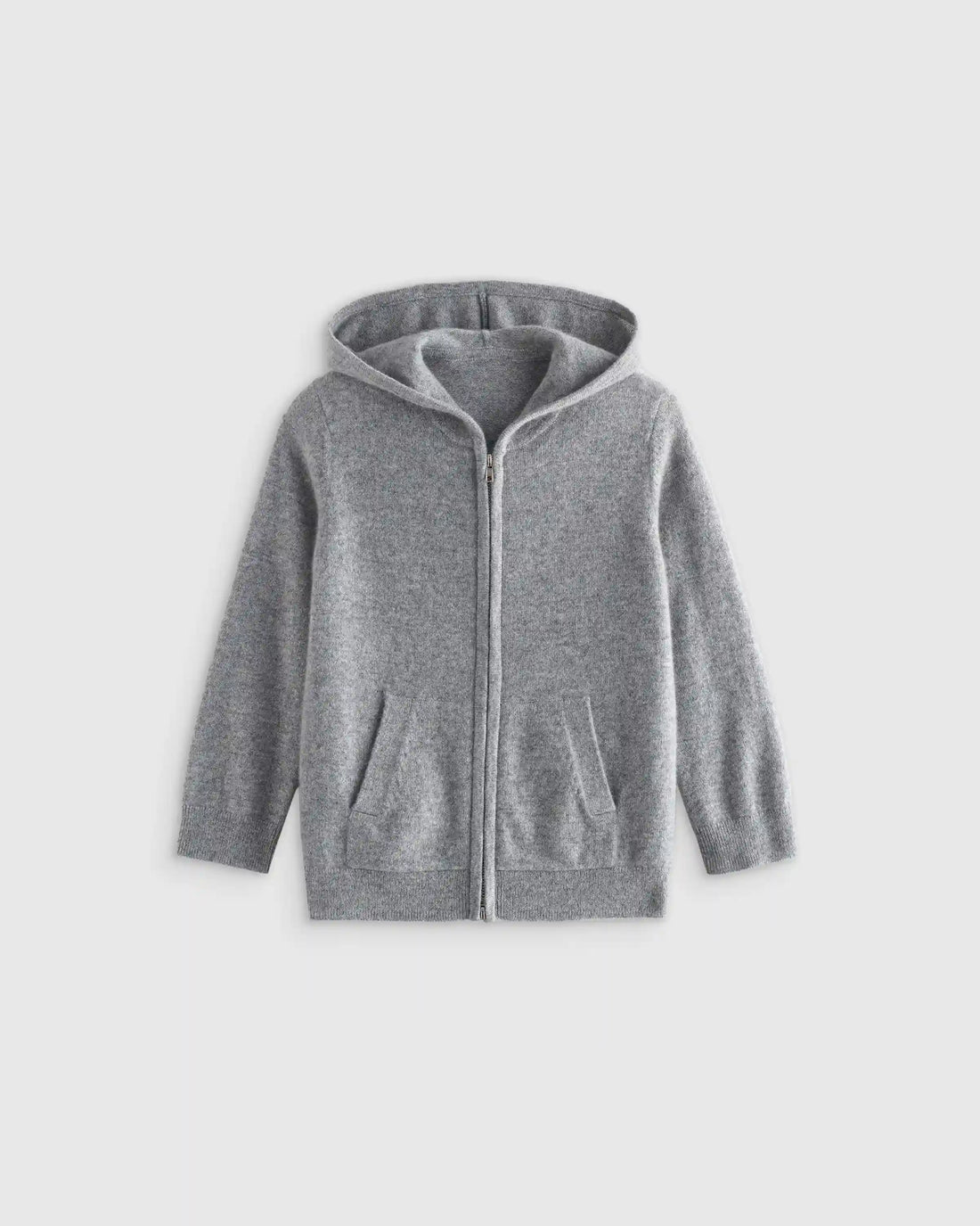 Washable Cashmere Full Zip Hoodie