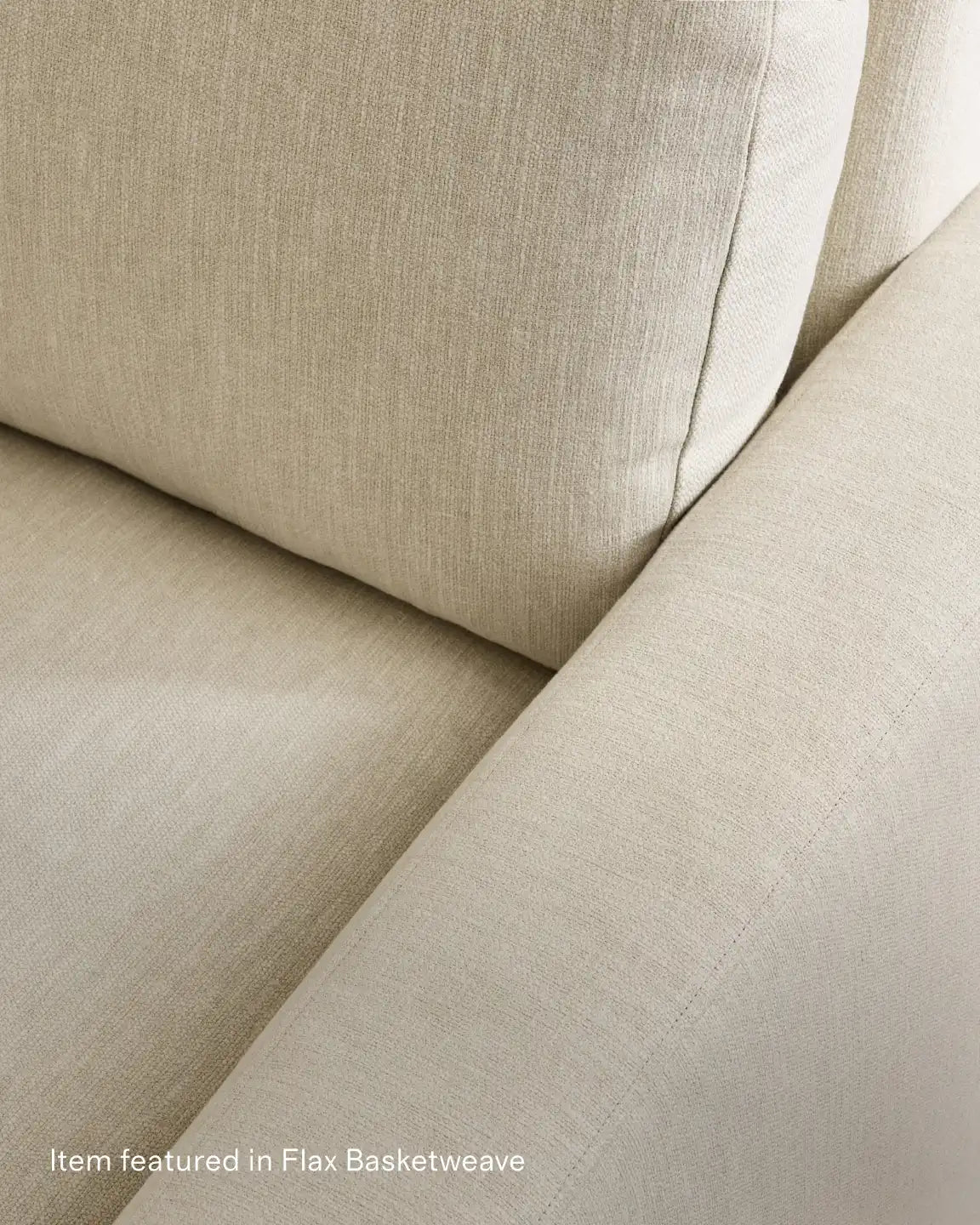 Stillman Chaise Sectional in Performance Basketweave