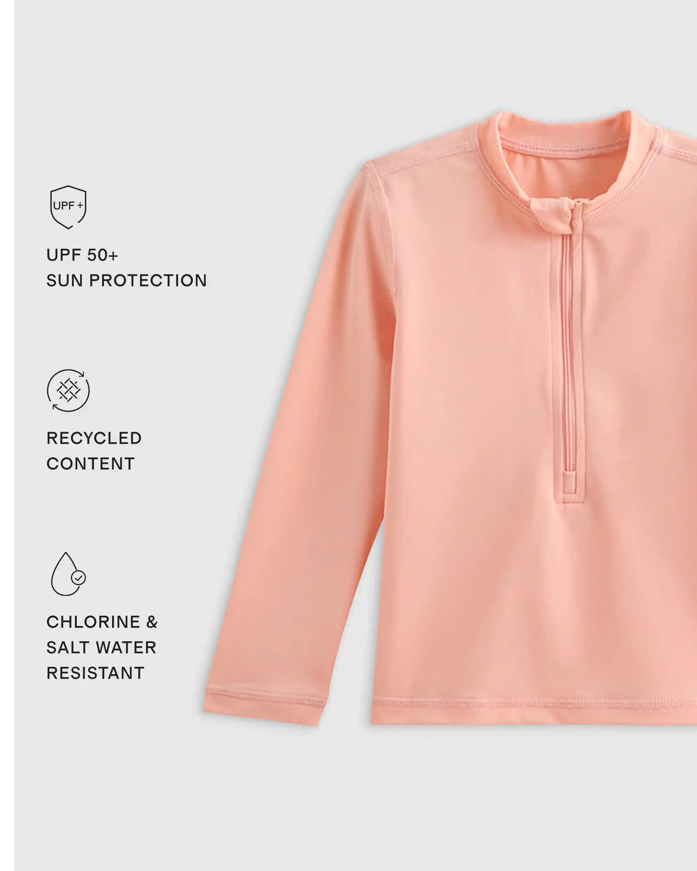 Long Sleeve Zip-Up Rash Guard