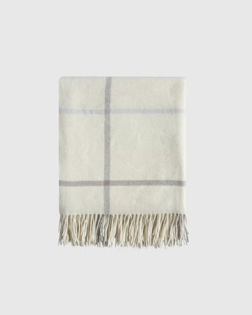 Mongolian Cashmere Plaid Throw