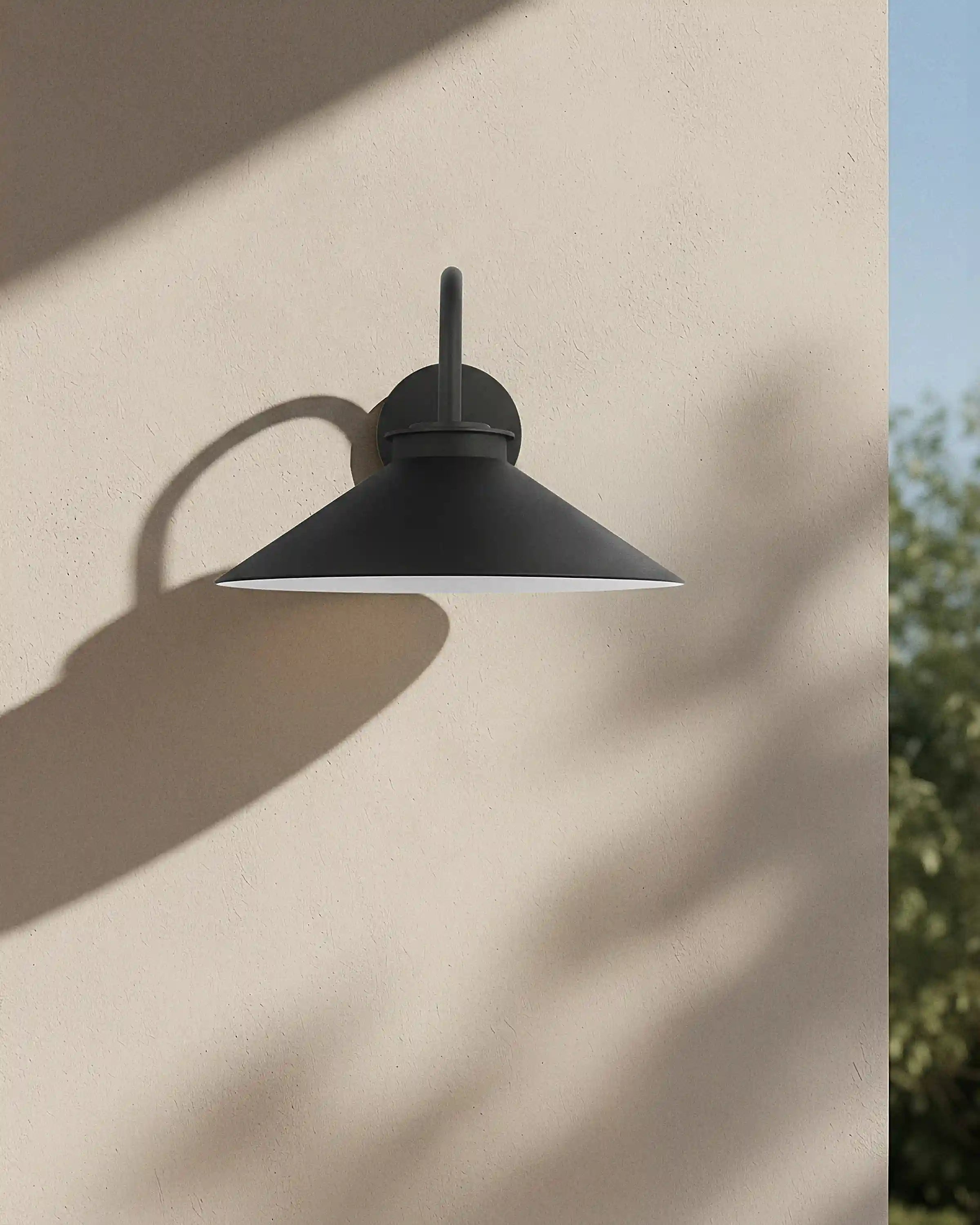 Contemporary Steel Indoor/Outdoor Barn Sconce