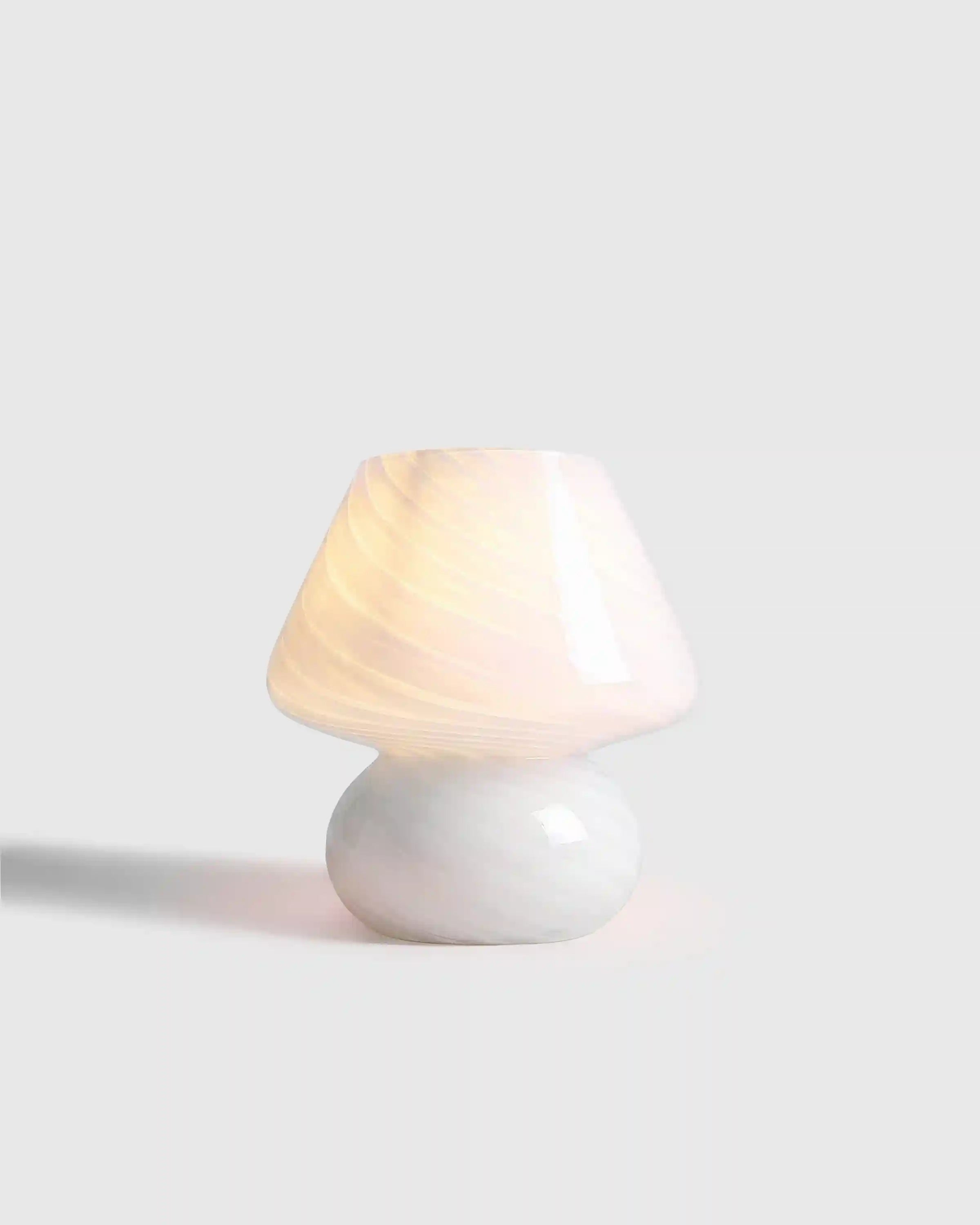 Swirled Glass Table Lamp