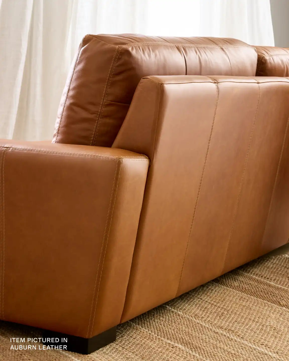 Stillman L Sectional in Leather