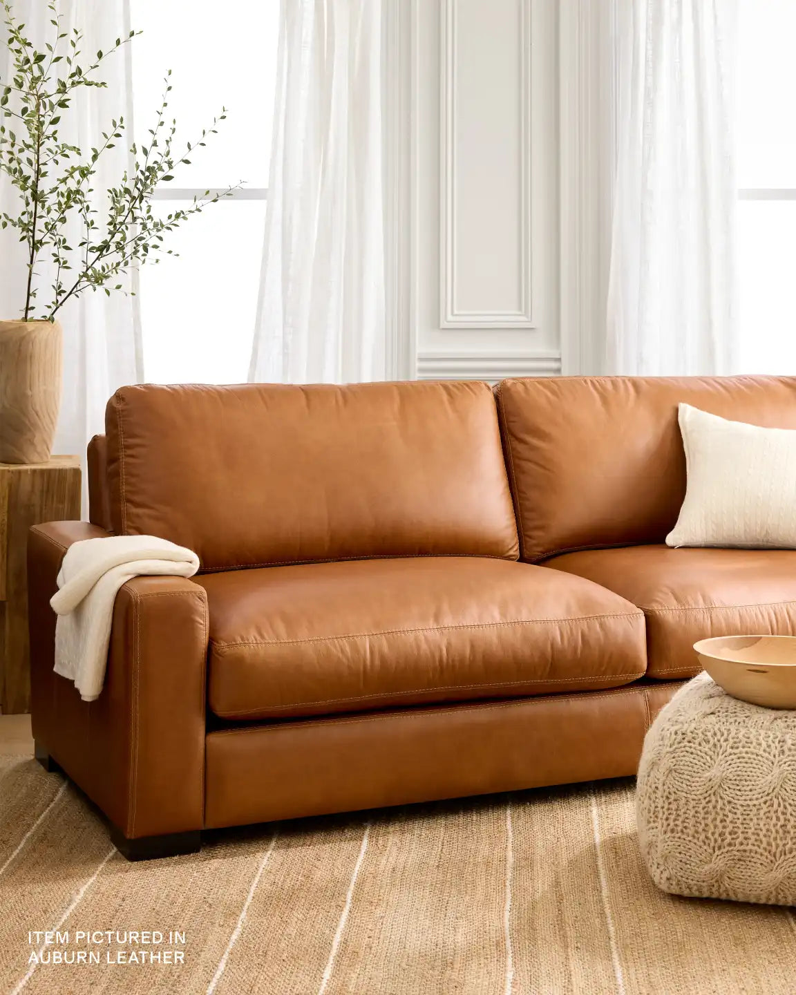 Stillman Sofa in Leather