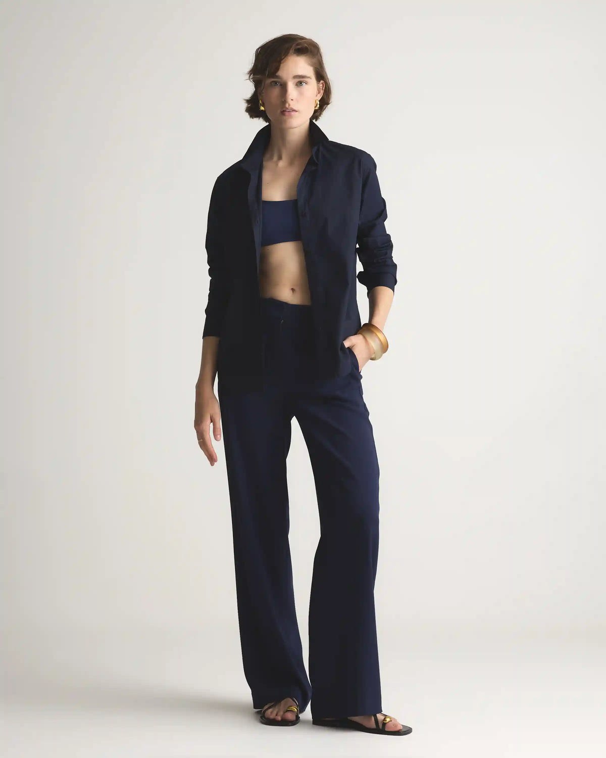 Italian Wool Pleated Trouser