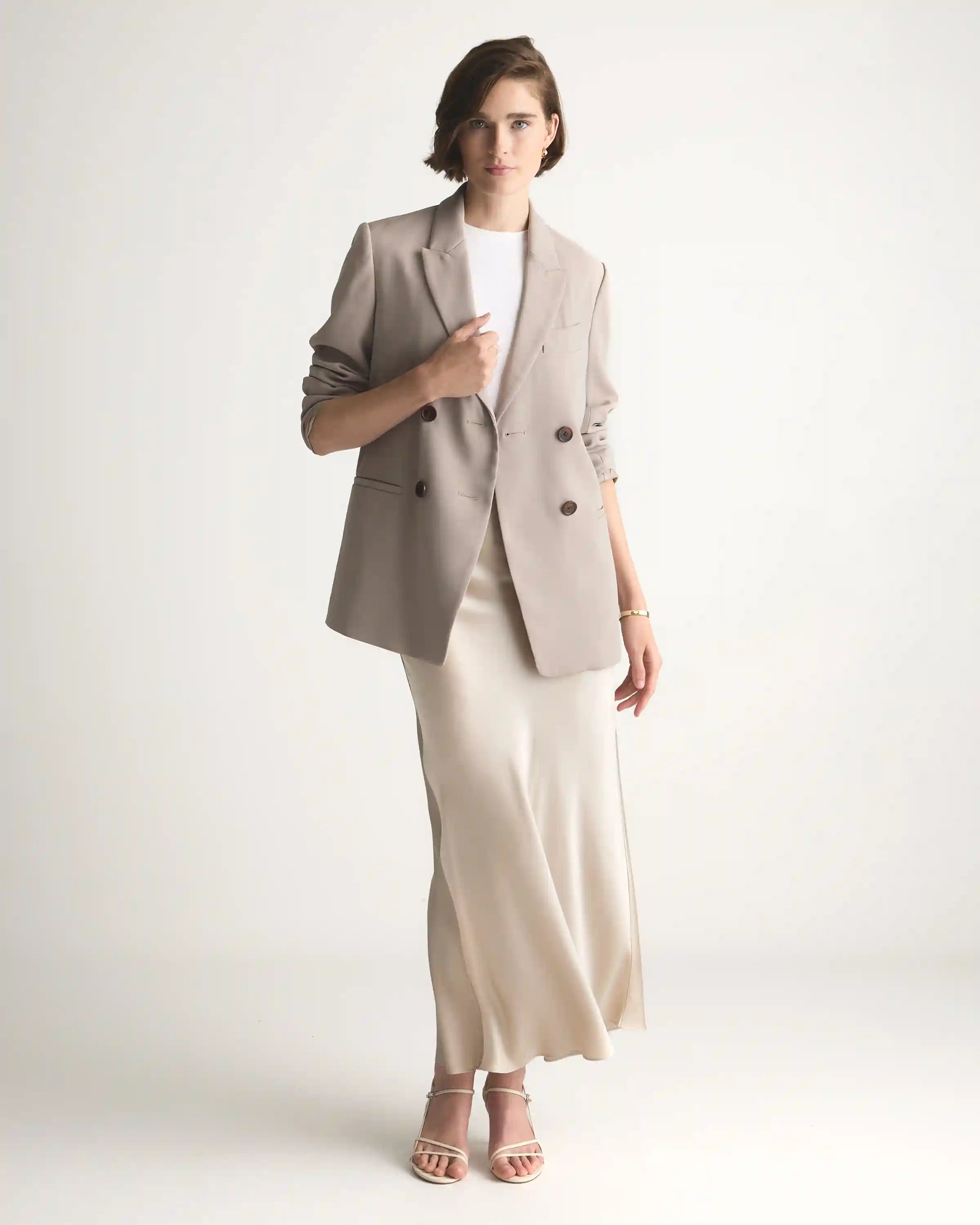 100% Washable Silk Maxi Skirt