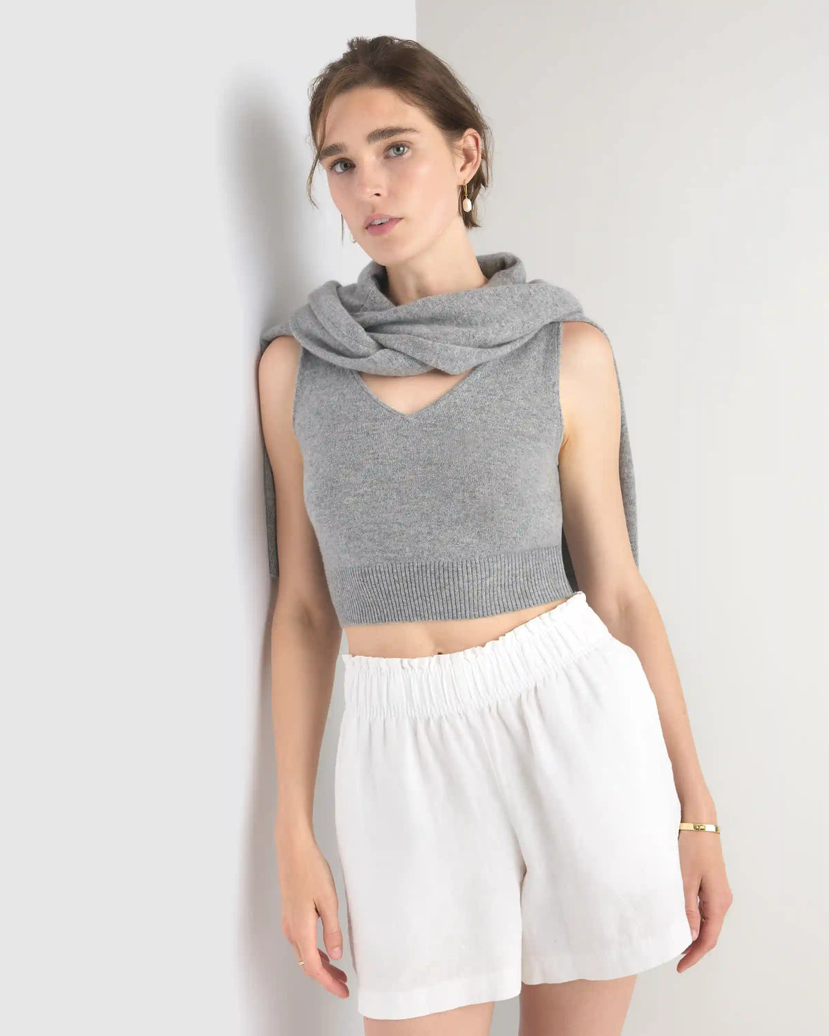 100% European Linen High Waisted Shorts