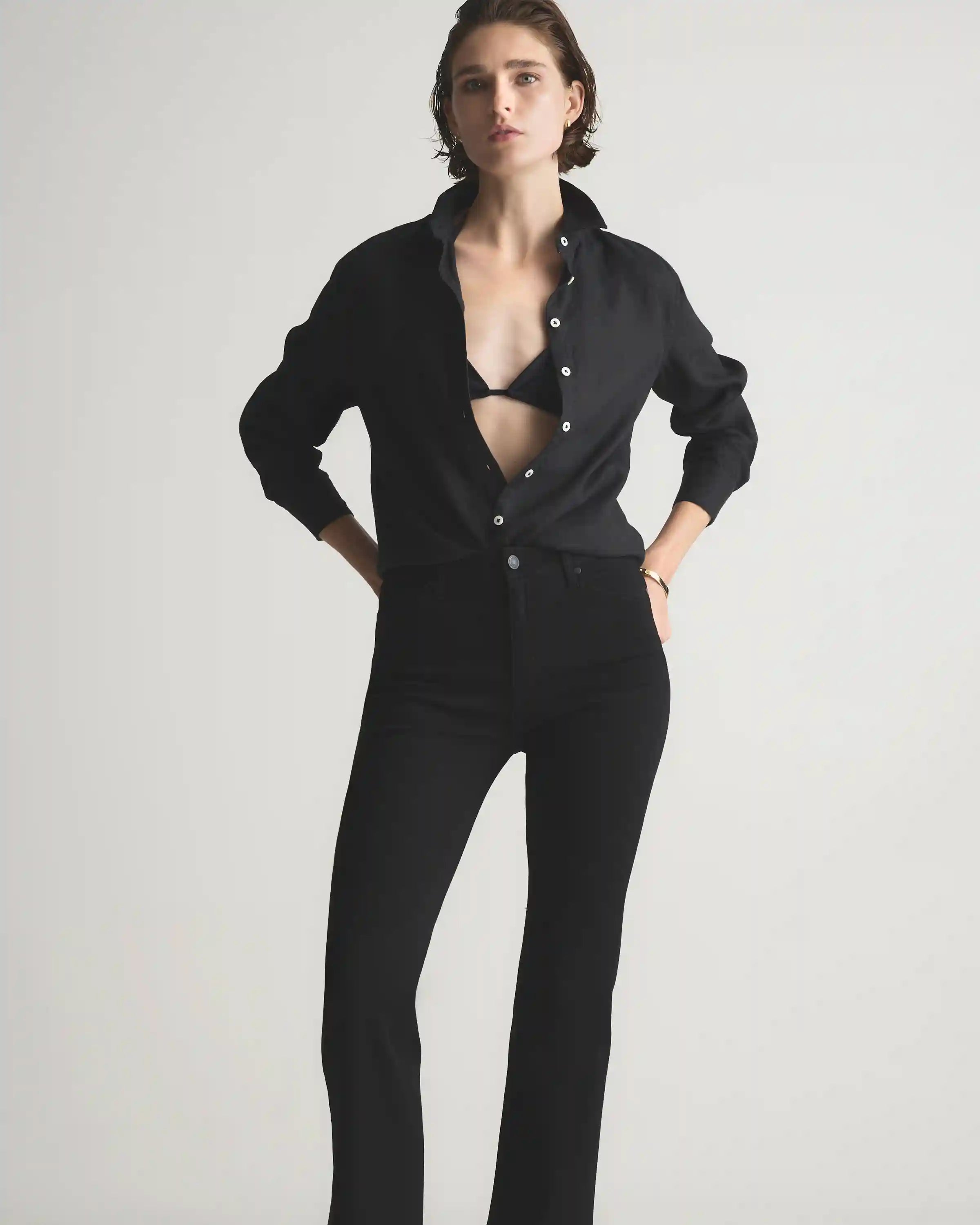 100% European Linen Long Sleeve Shirt