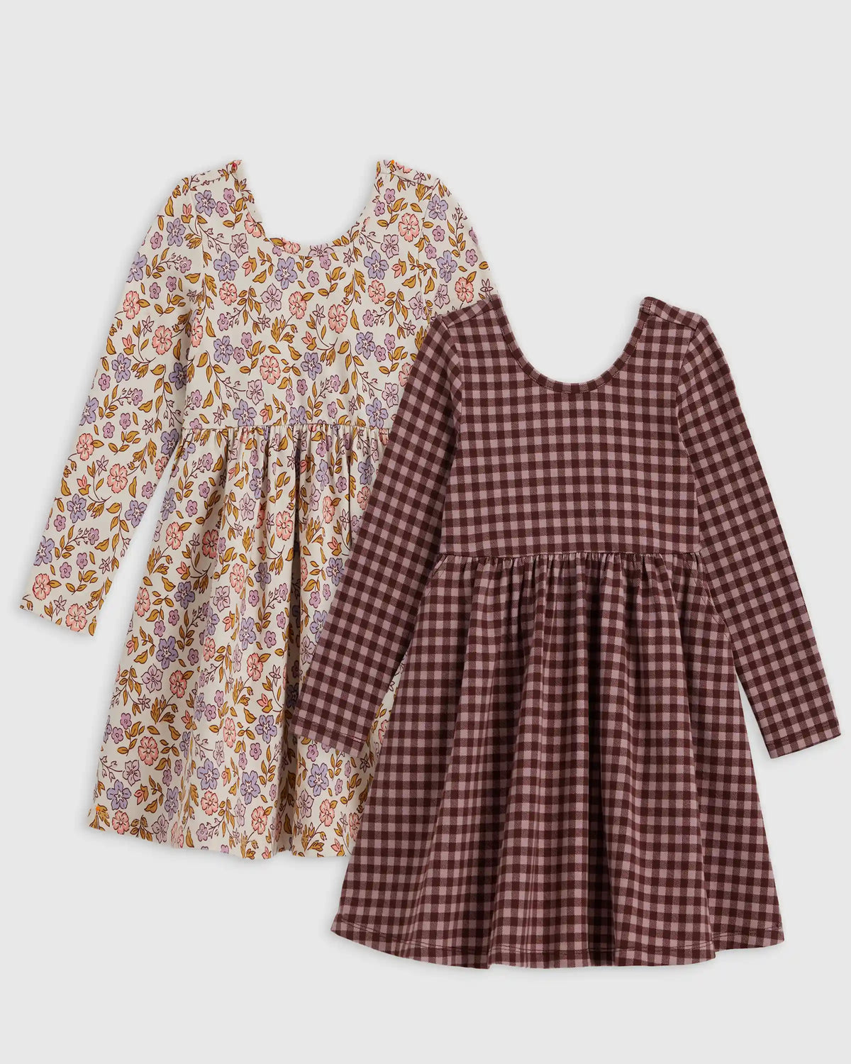 Organic Cotton Long Sleeve Skater Dress