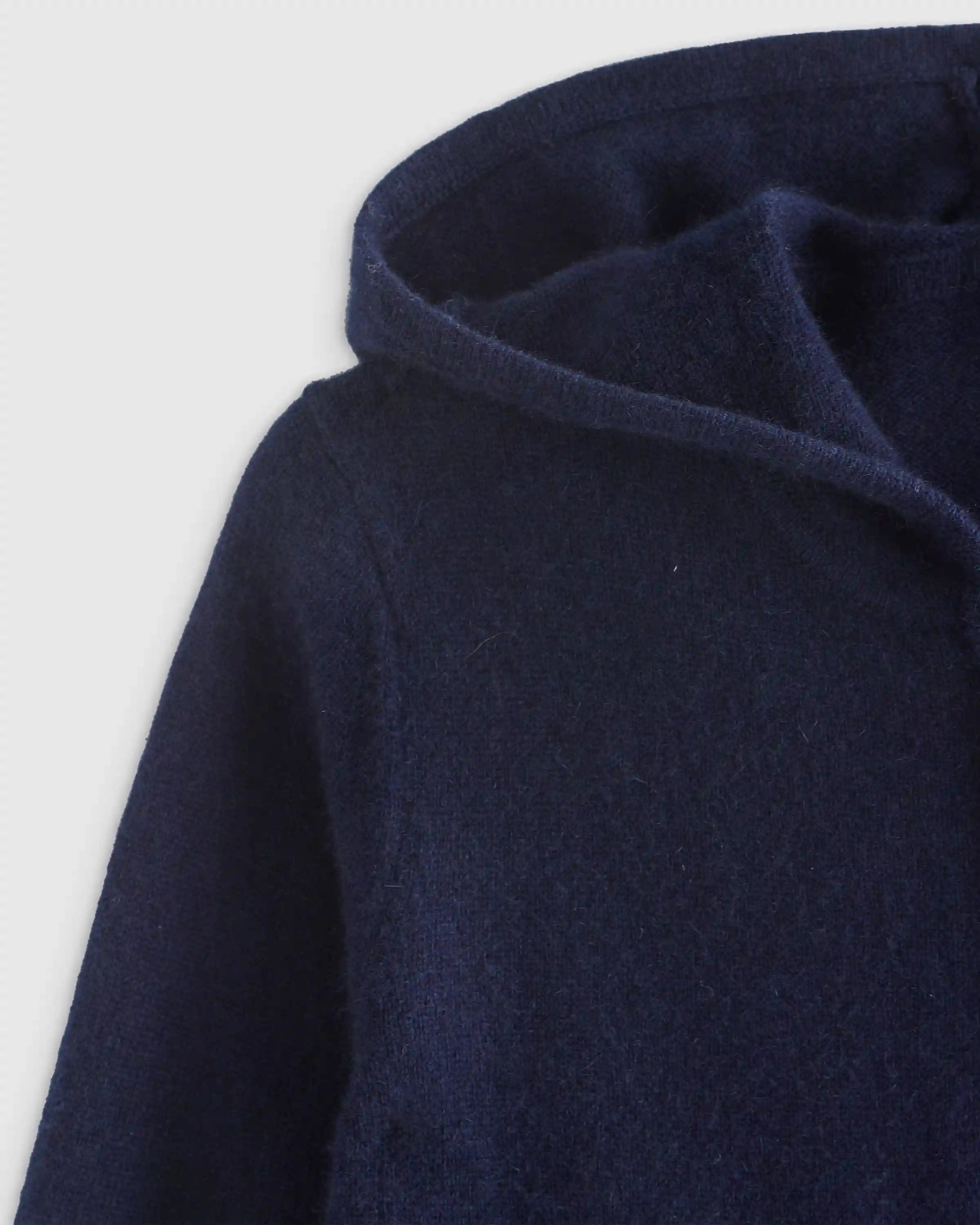 Washable Cashmere Full Zip Hoodie