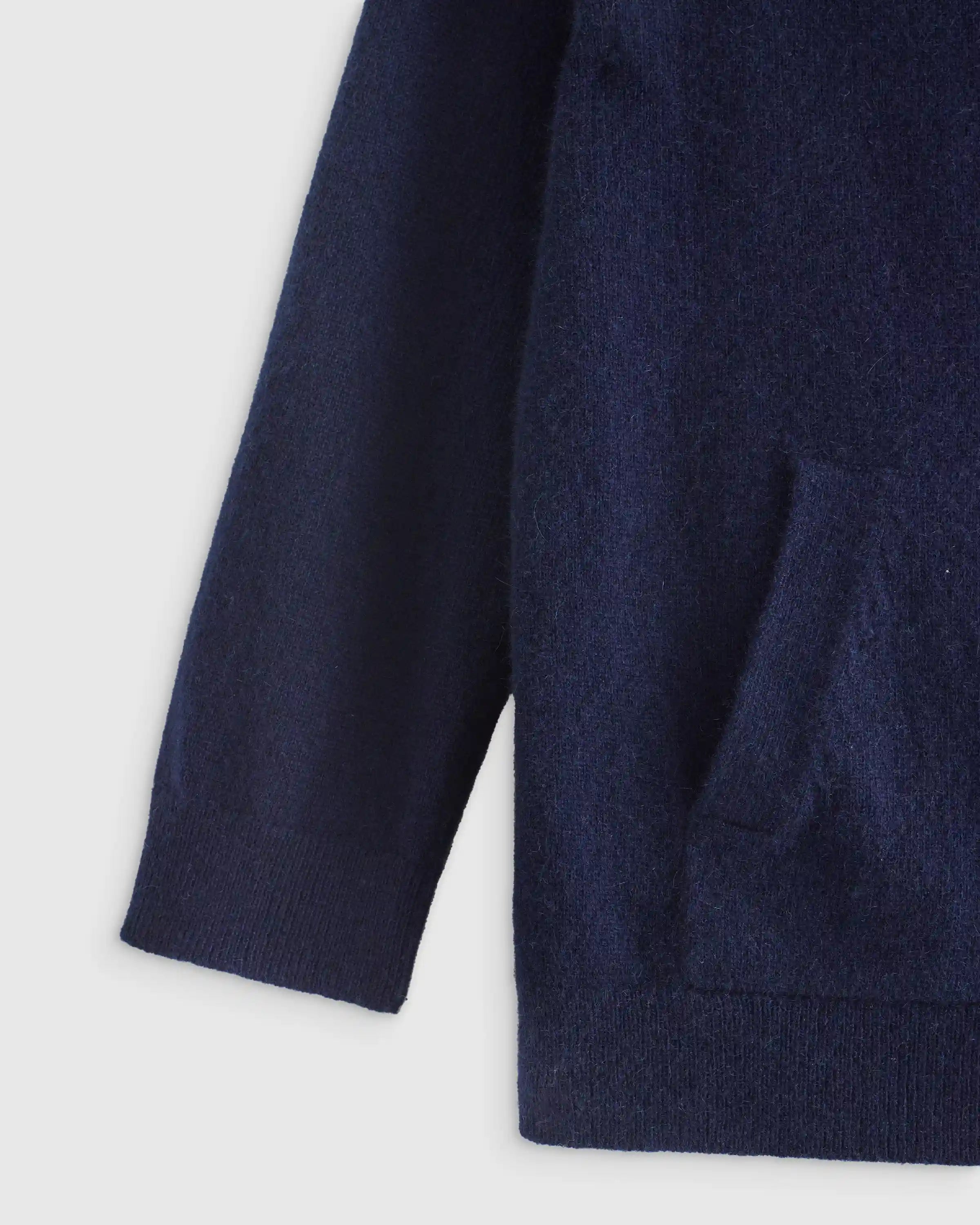 Washable Cashmere Full Zip Hoodie