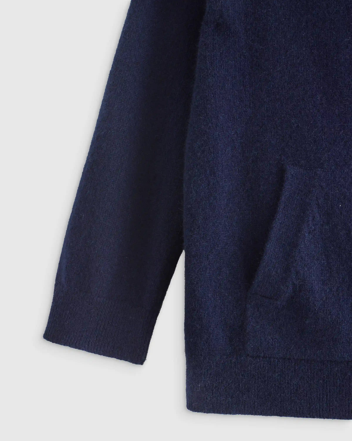Washable Cashmere Full Zip Hoodie