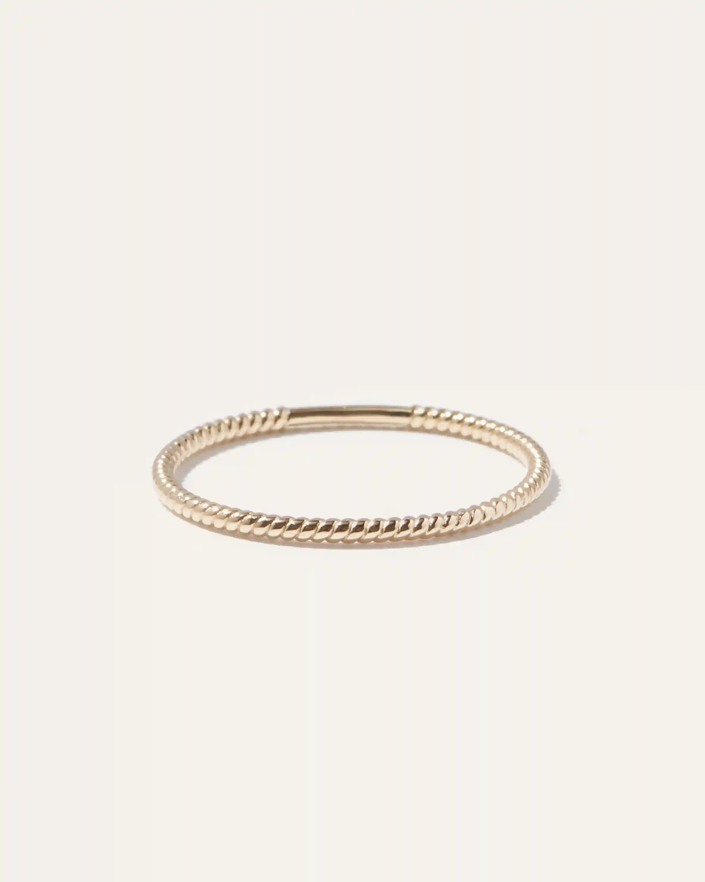 14K Gold Twist Ring