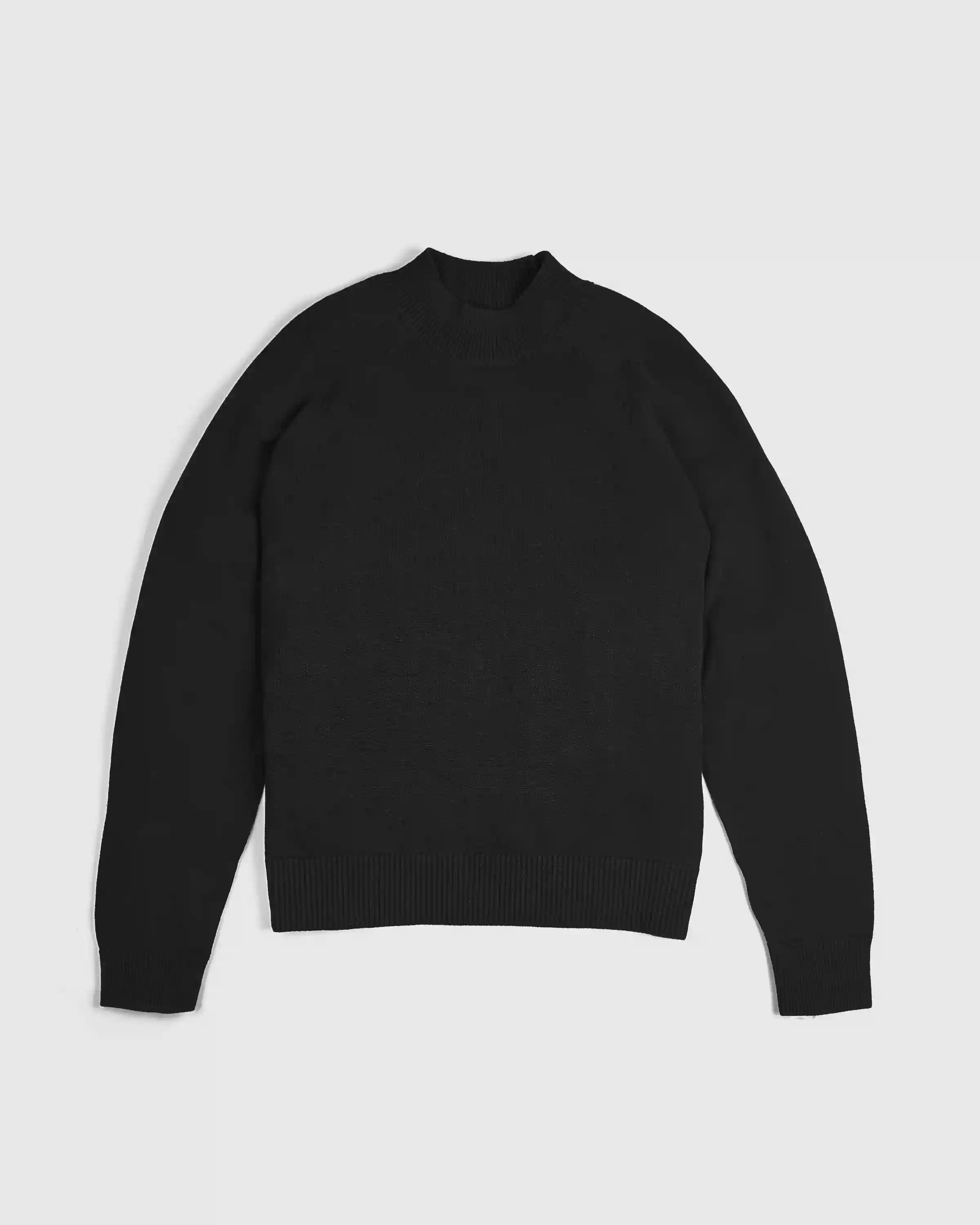 100% Organic Cotton Mock Neck Sweater