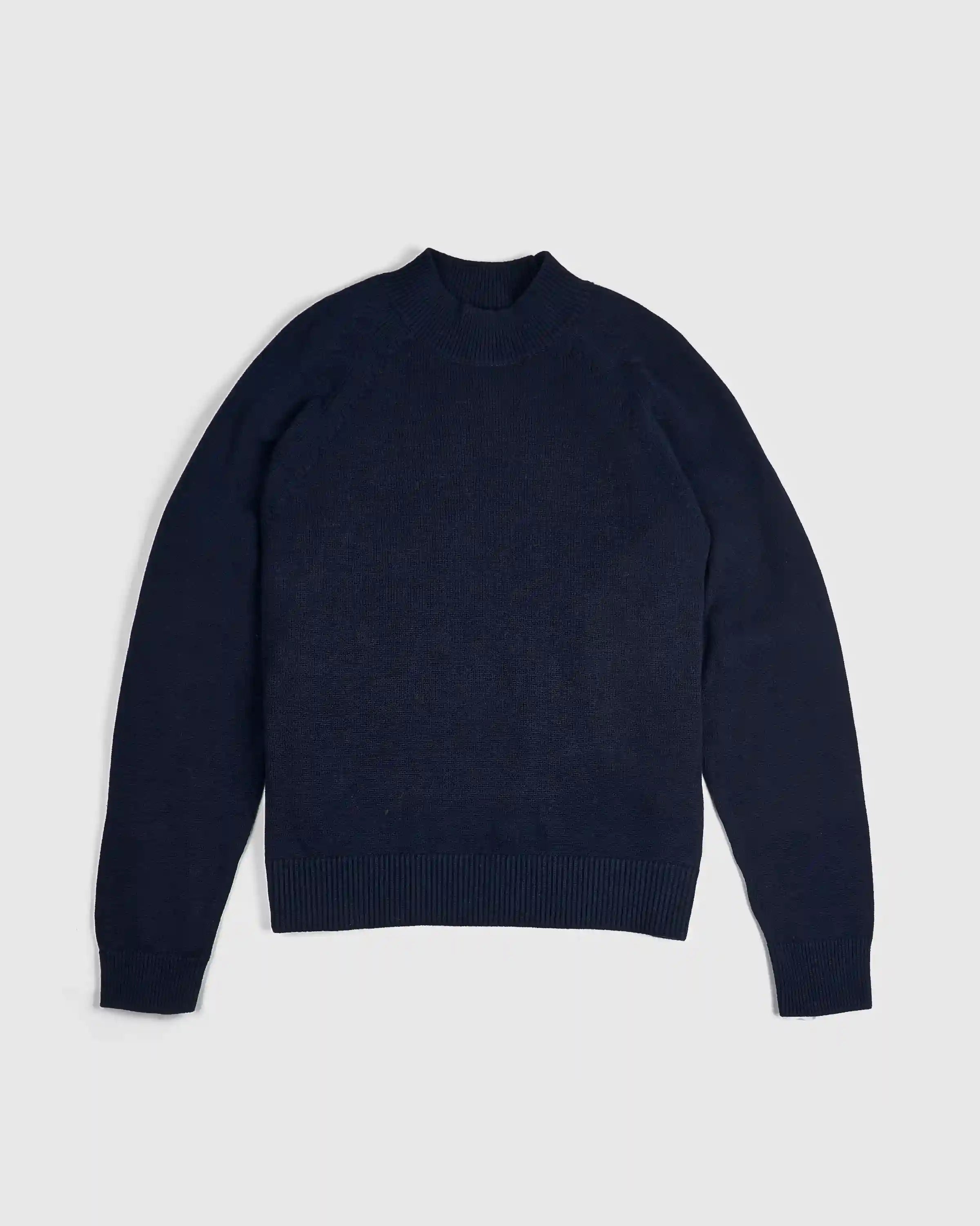 100% Organic Cotton Mock Neck Sweater