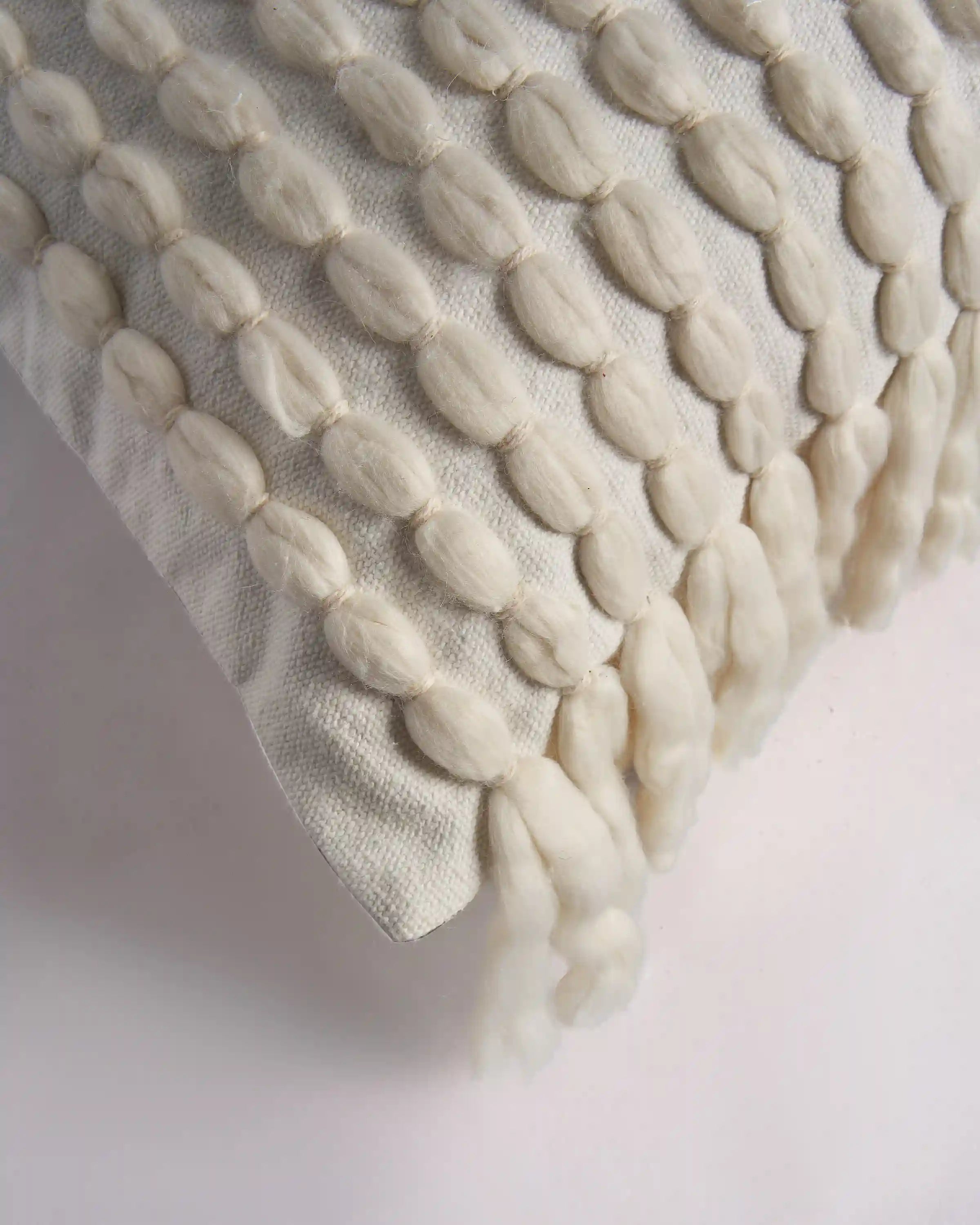Dana Wool Fringe Pillow Cover (Set of 2)