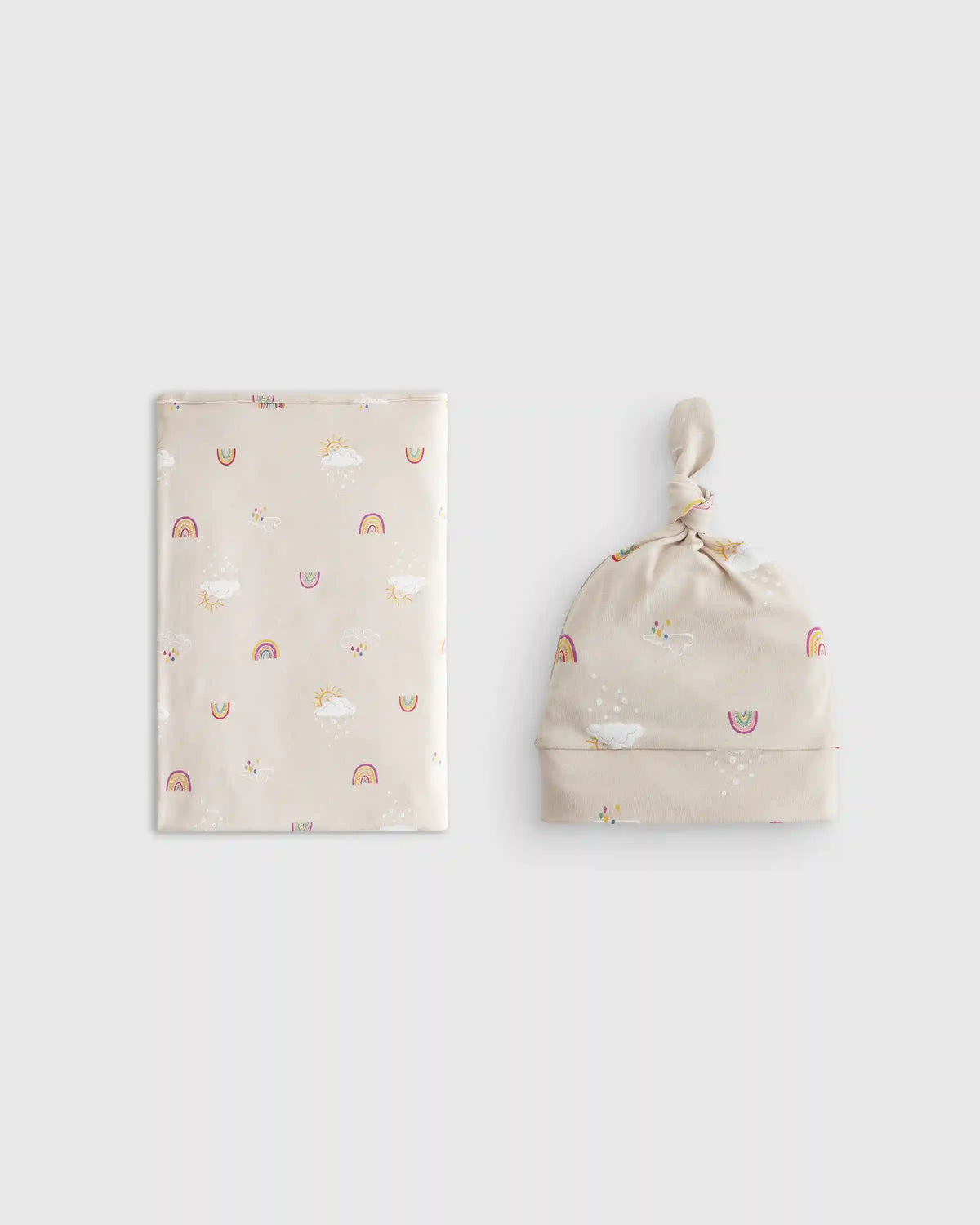 Bamboo Swaddle & Hat Layette Set