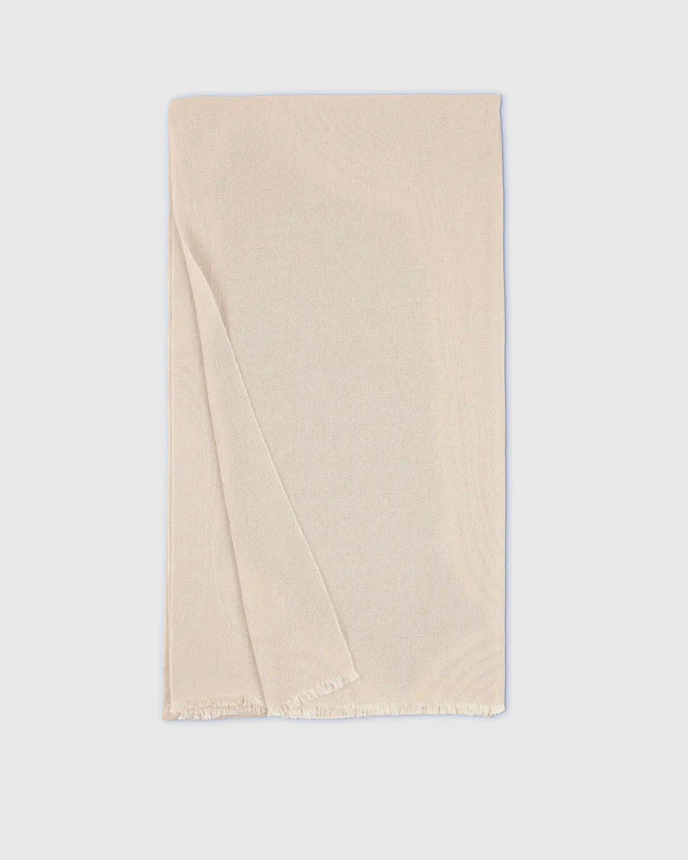 Featherweight Cashmere Silk Frayed Edge Scarf