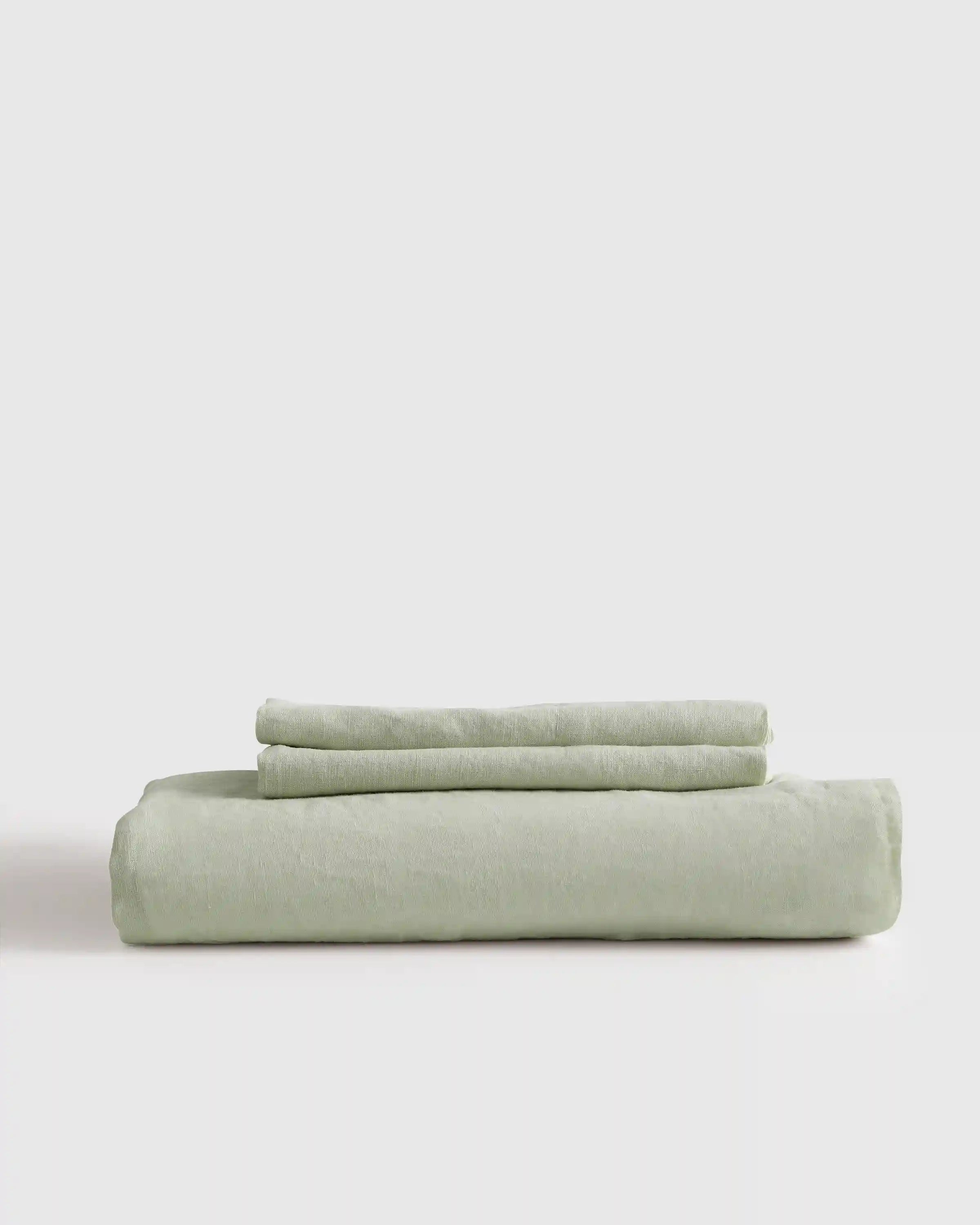 European Linen Fitted Sheet Set