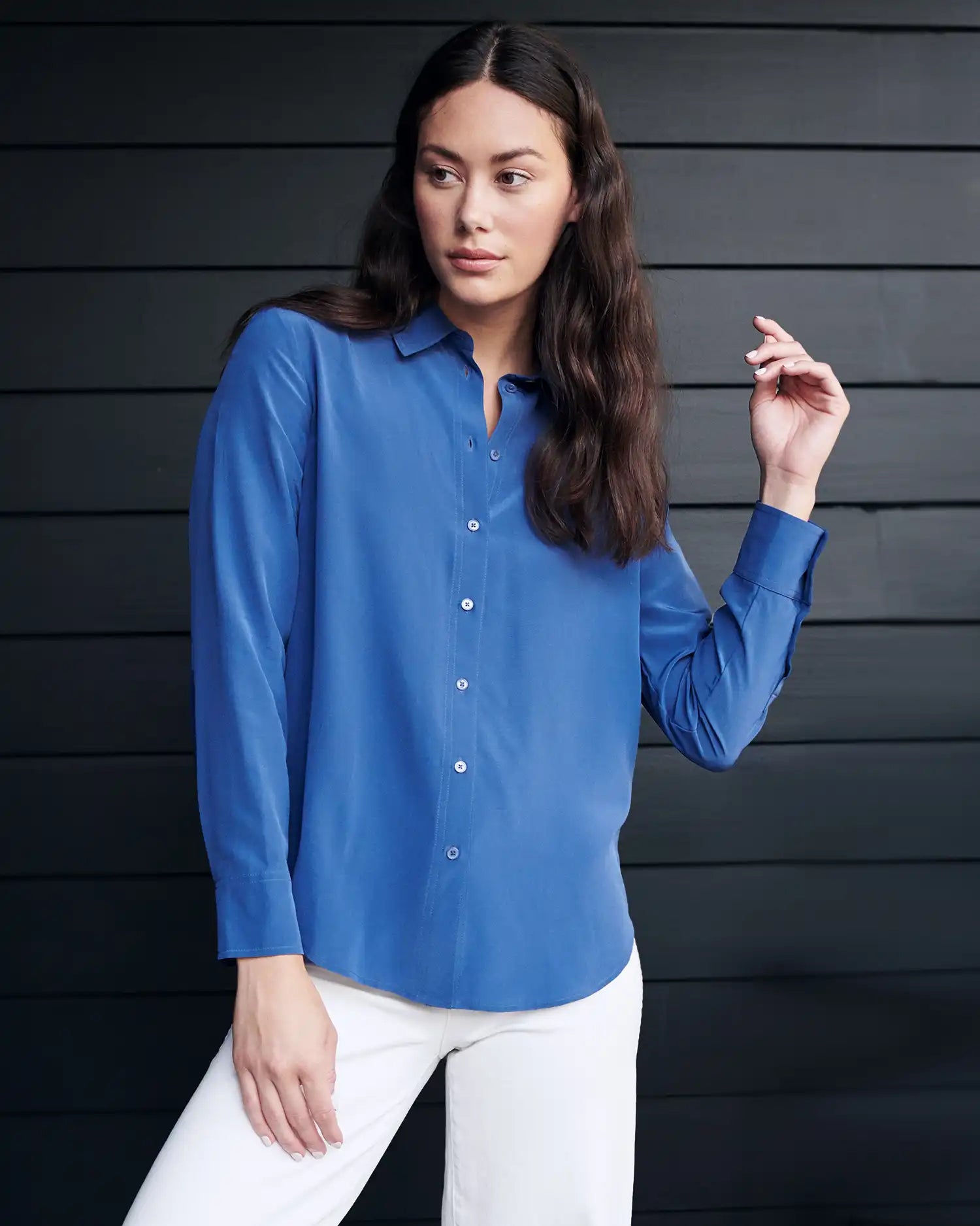 Washable Stretch Silk Blouse