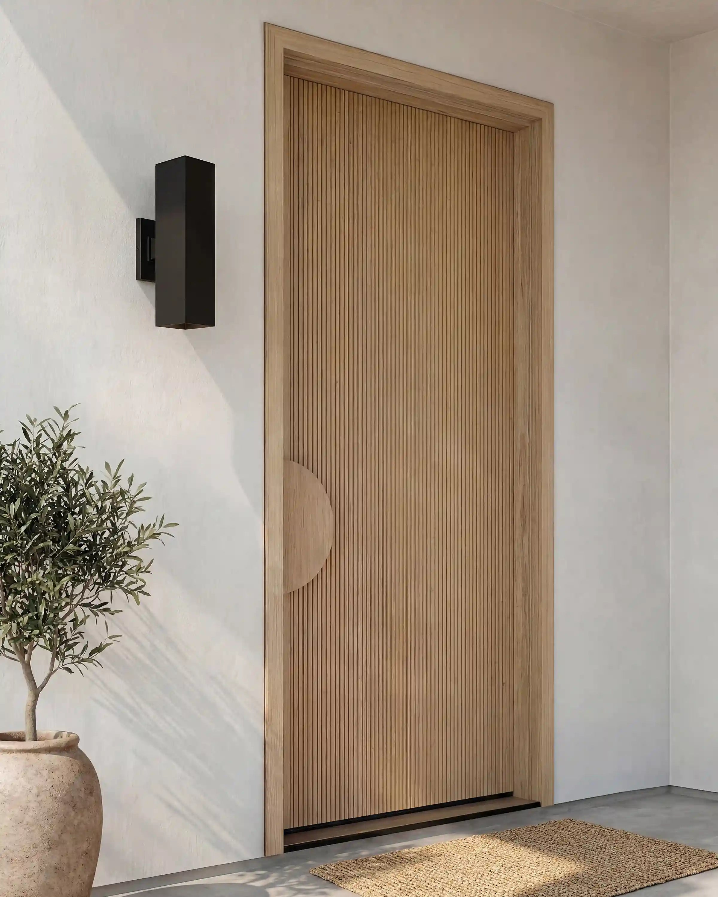 Outdoor Aluminum Rectangle Wall Sconce
