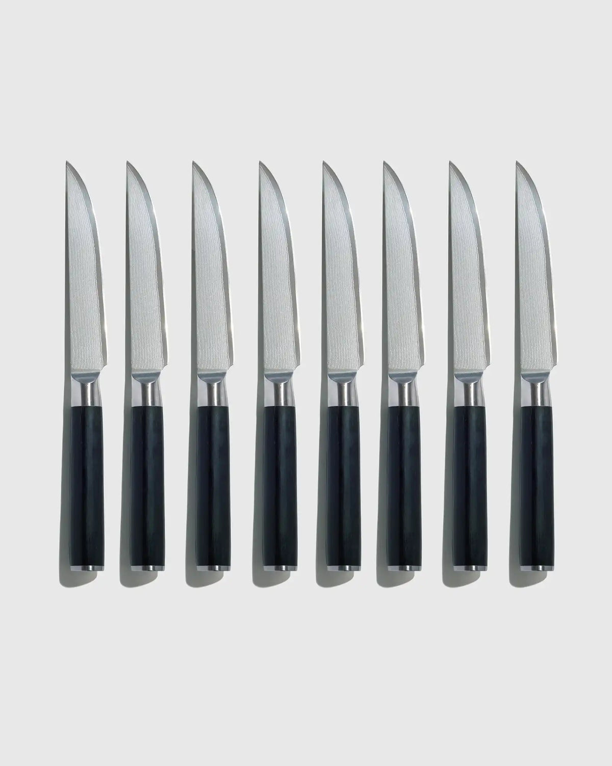 Essential Japanese Damascus Steel Steak Knife, Set of 8