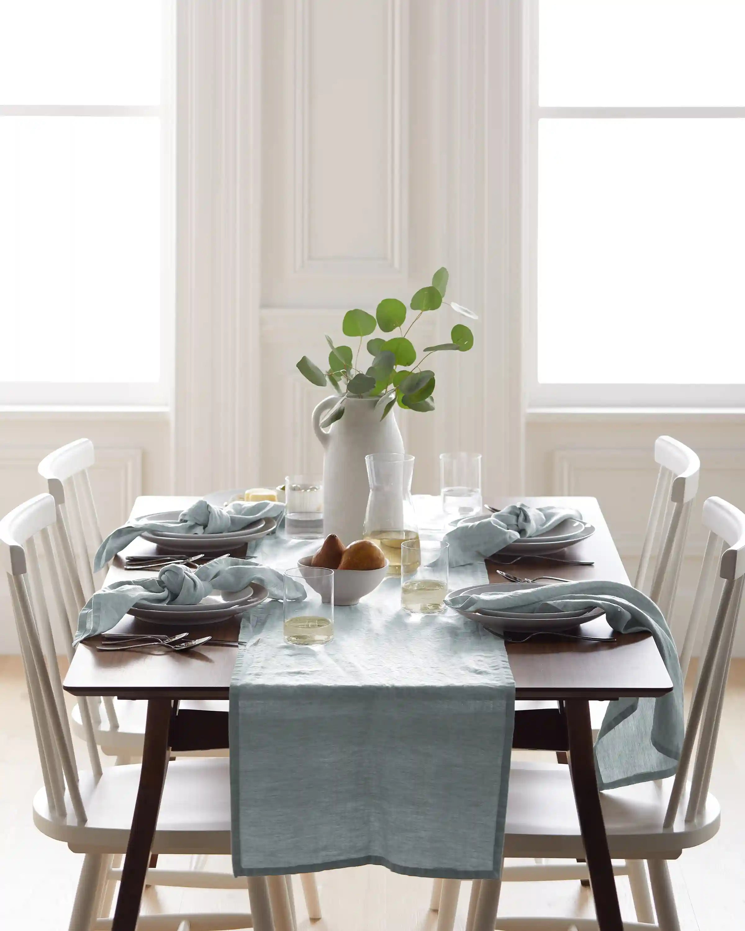 European Linen Table Runner