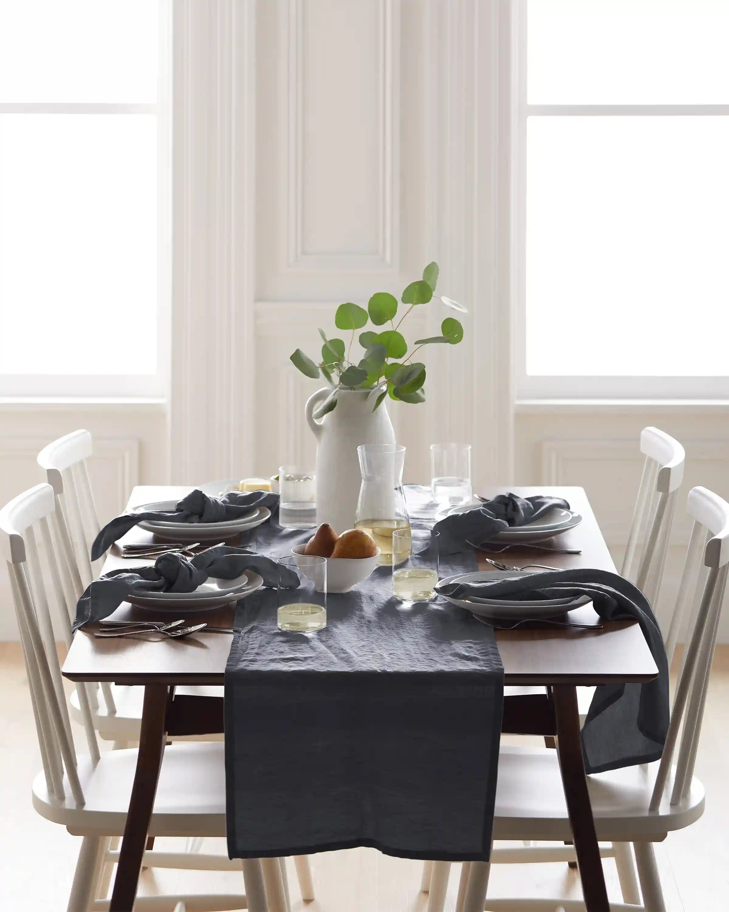 European Linen Table Runner