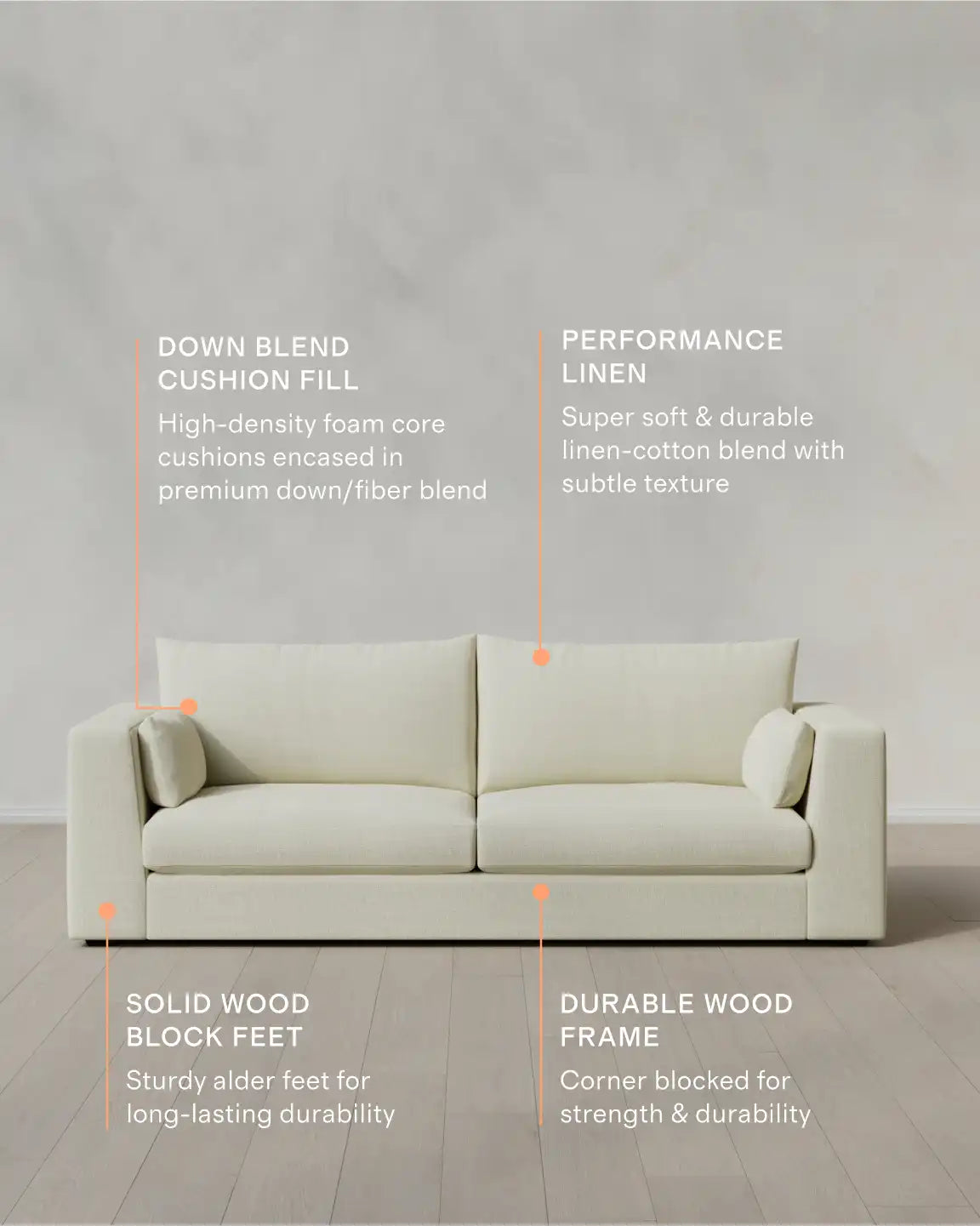 Stillman Sofa in Performance Basketweave
