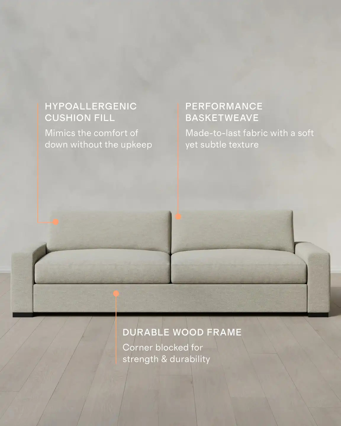 Stillman Sofa in Performance Basketweave