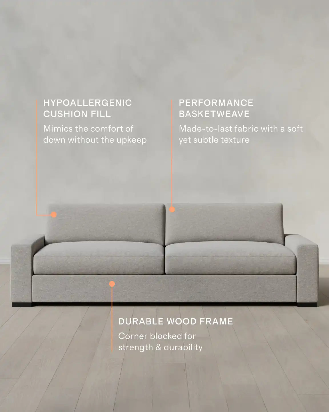 Stillman Sofa in Performance Basketweave