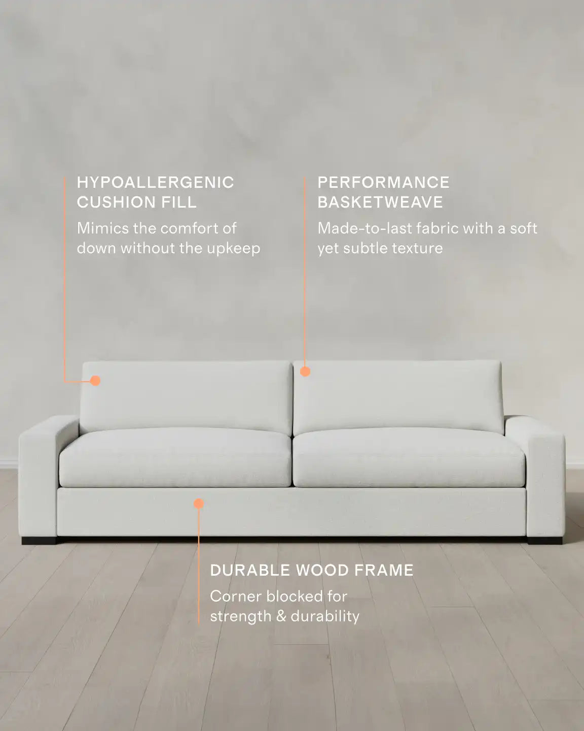 Stillman Sofa in Performance Basketweave