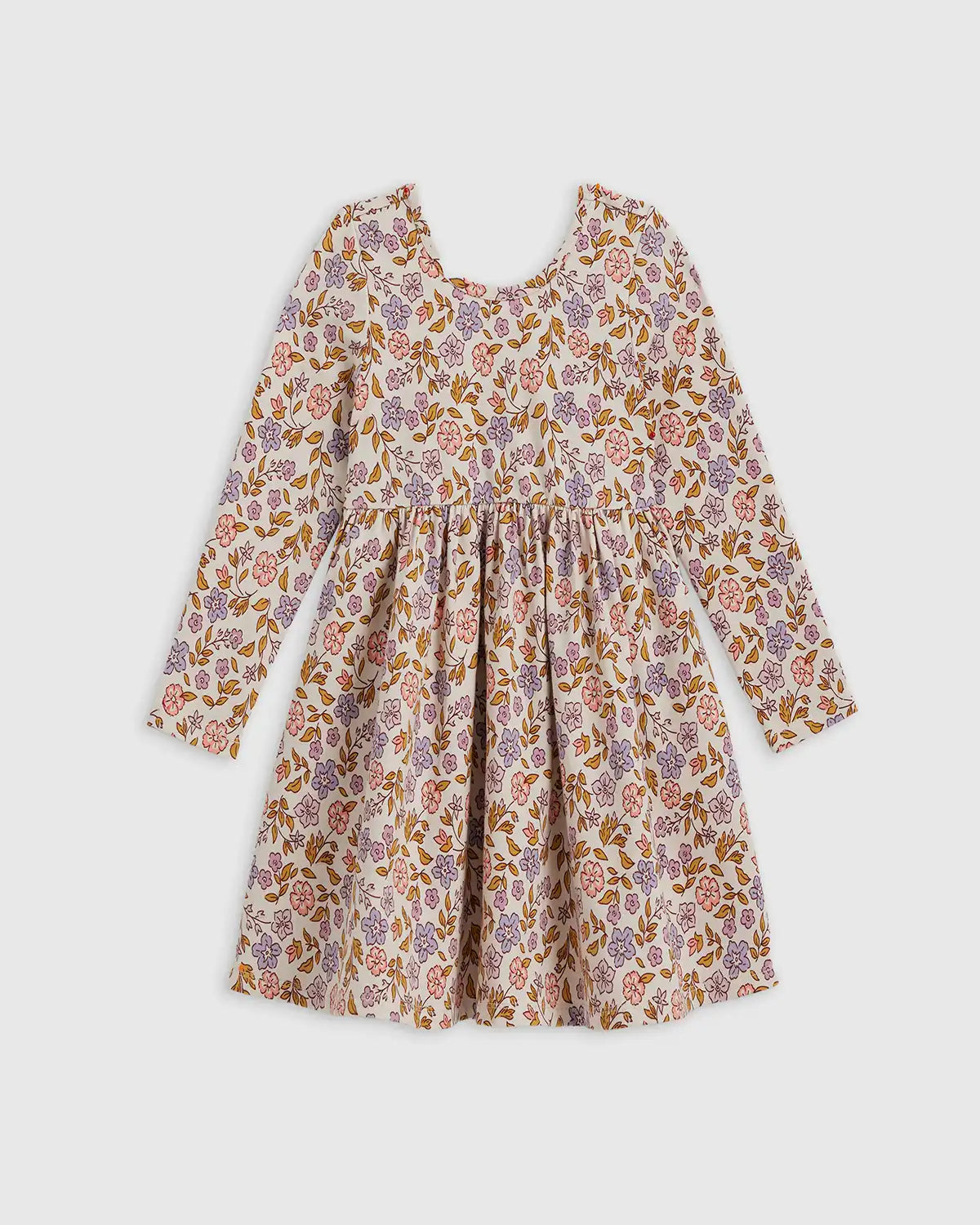 Organic Cotton Long Sleeve Skater Dress