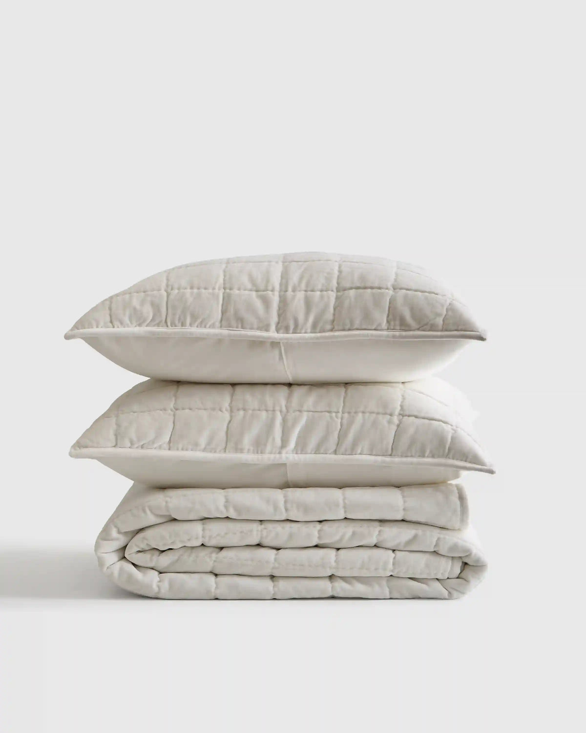 Cotton Velvet Box Quilt Set