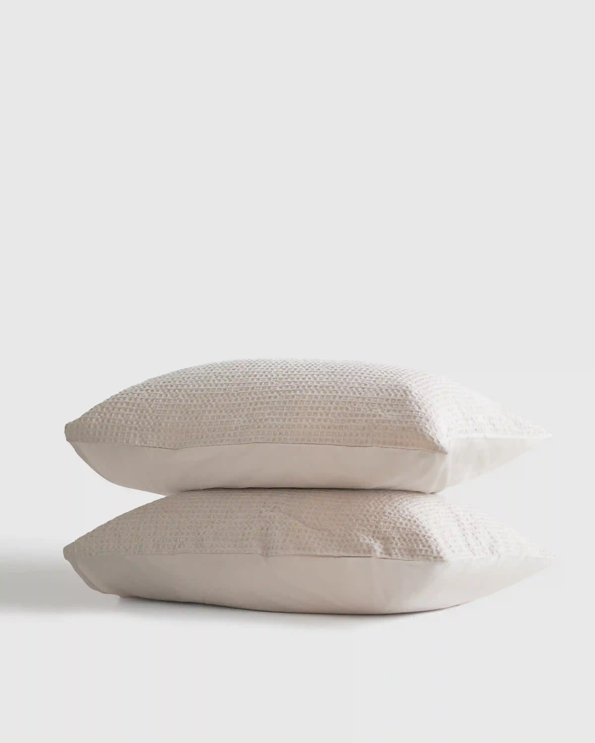 Organic Luxe Honeycomb Sham Set
