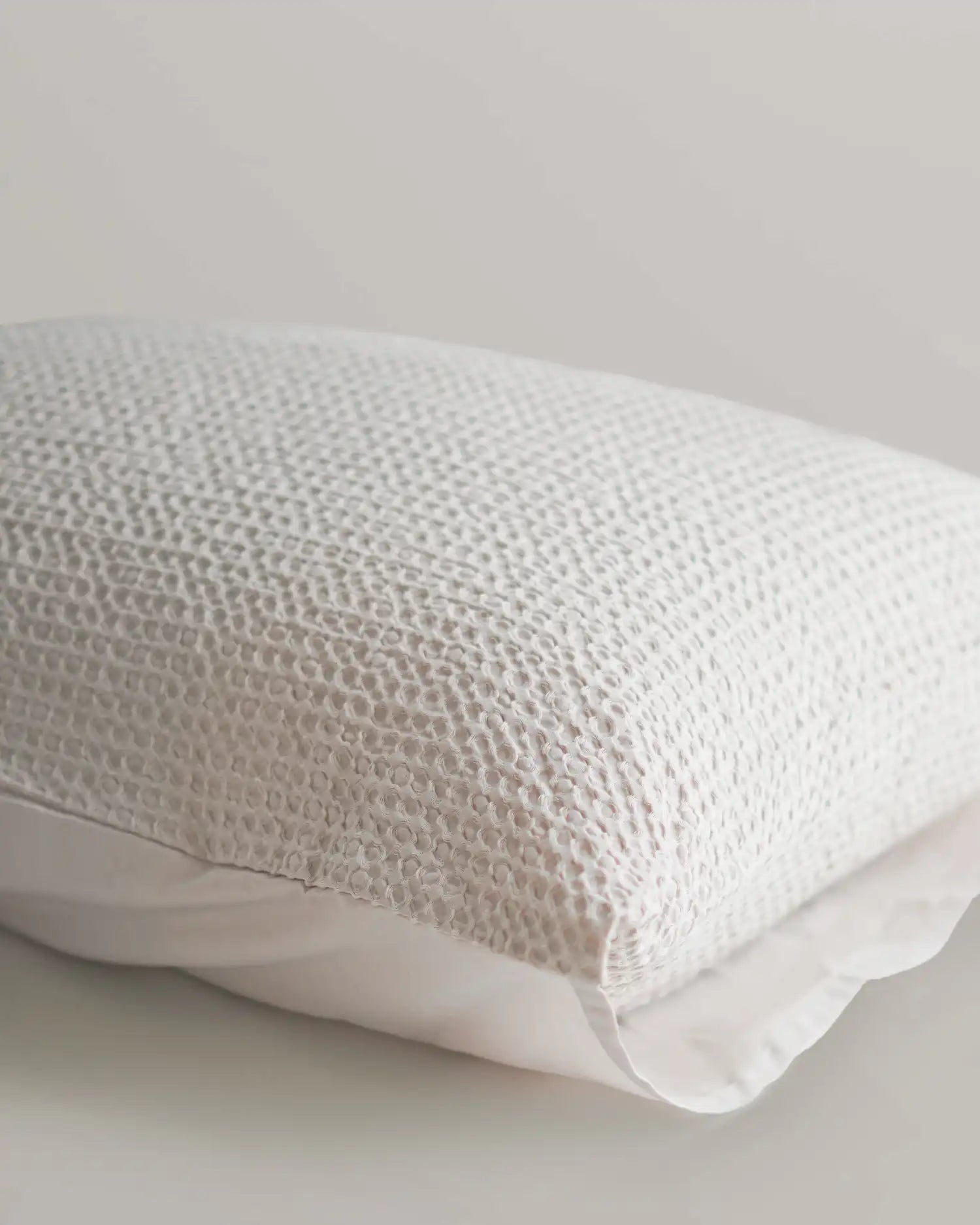 Organic Luxe Honeycomb Sham Set
